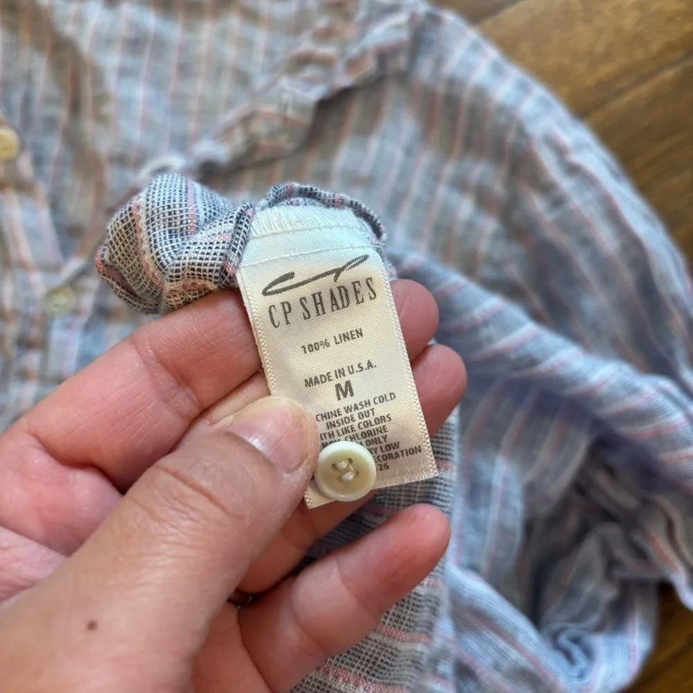 CP Shades Romy Linen Button Down Shirt - Picture 4 of 5
